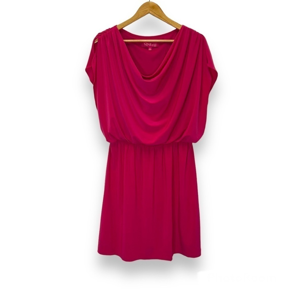 Nine & Co. Pink Draped Dress